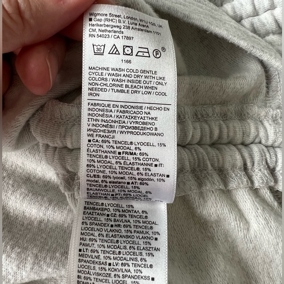 Athleta: Lombard Ruched Gray Crew Neck Sweatshirt: Size Large - Picture 9 of 9